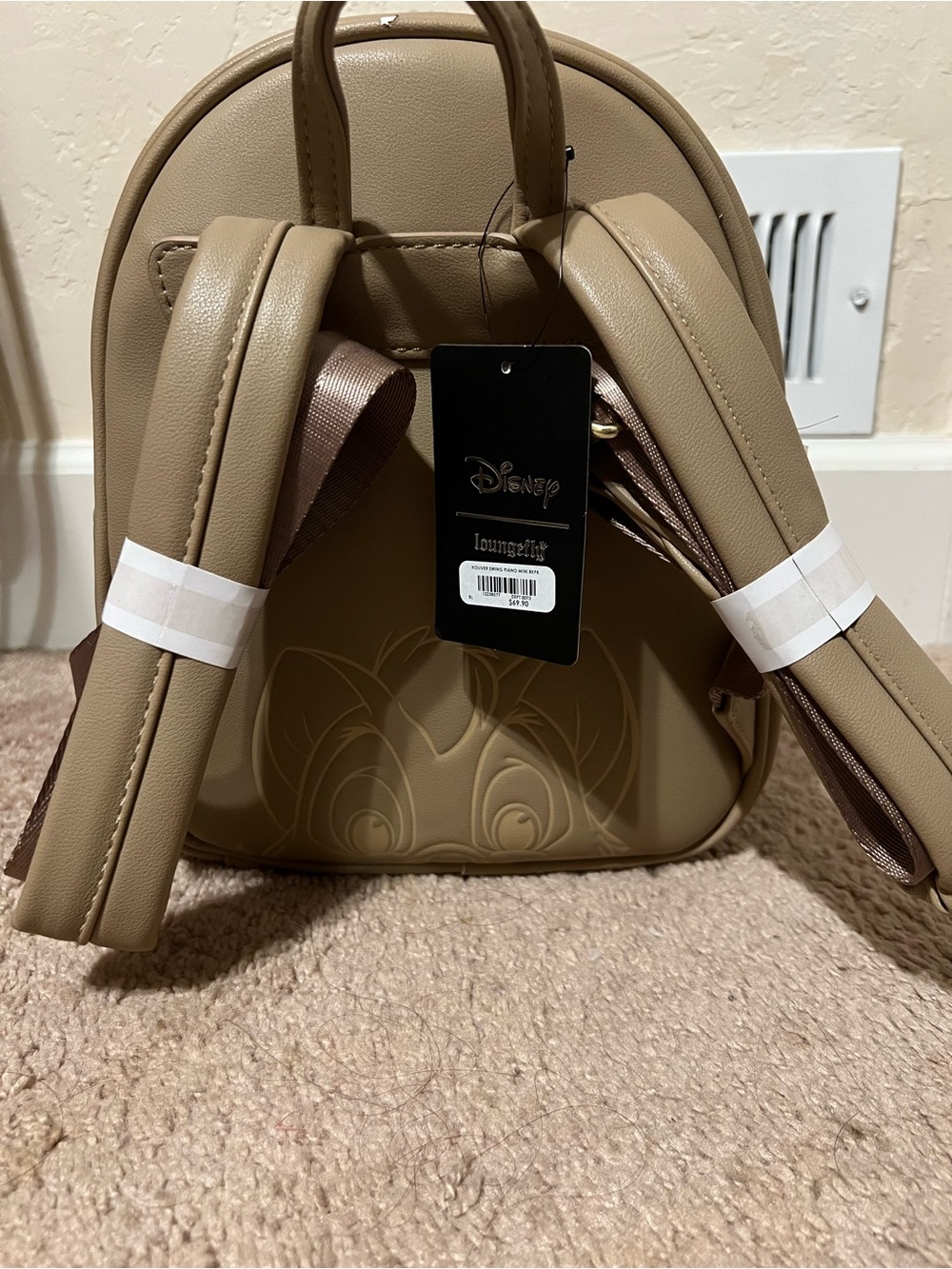 Loungefly Disney Oliver & Company Mini Backpack - Cream/Tan/Orange - Picture 3 of 7